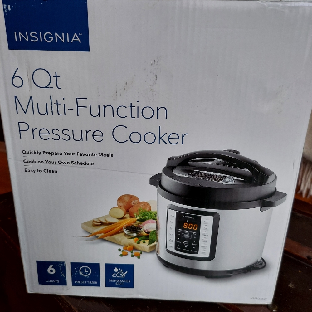 Insignia Instapot 6qt Mutifunction Pressure Cooker